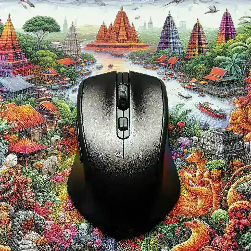 "Logitech's latest ergonomic mouse launched in Indonesia, showcasing its sleek design and advanced features for enhanced comfort and productivity."